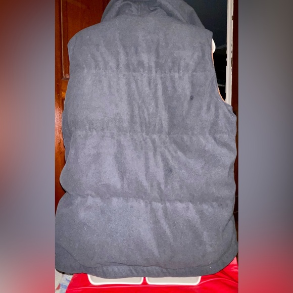 Women’s Breakdown Original Gray & Orange Fleece Thick Warm Zipper Vest. Size XL - Picture 4 of 5